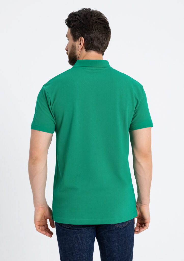 Рубашка поло унисекс с именной вышивкой (Зеленый)